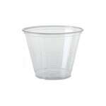 SafePro TP9R 9 Oz Solo Ultra Clear Squat PET Cup, 1000/CS