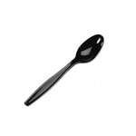 SafePro TSHB Black Heavyweight Plastic Teaspoons, 1000/CS
