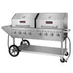 Sierra SRBQ-60 80-inch Outdoor Gas Double Grill with 8 Burners, 120,000 BTU