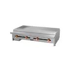 Sierra SRMG-48, 48-Inch Heavy-Duty Manual Gas Griddle with 4 Burners, 92,000 BTU (Discontinued)