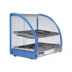 Skyfood FWD2-18B, 18-Inch Food Warmer Display Case, Double Shelf, Blue