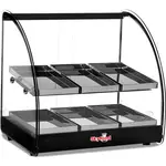 Skyfood FWD2-18BL, 18.5-Inch Countertop Heated Display Case w/ 6 Pans