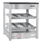 Skyfood FWD2S6P, Food Warmer Display Case, Double Shelf 6 Pans - Steam Line