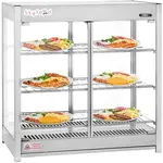 Skyfood HMC-PT, 31.5-Inch Self-Service Countertop Heated Display Case, (3) Shelves, 120v