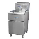Standard Range SR-F5-LP, Liquid Propane 75/80 lb. Stainless Steel Floor Fryer - 150,000 BTU