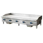 Standard Range SR-G60-M, 60-Inch Countertop 5 Burner Gas Griddle with Manual Control - 150,000 BTU