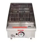 Star Manufacturing 8H-6115 RCBF, 15-Inch Countertop Radiant Gas Charbroiler, cULus, UL-EPH