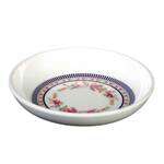 Thunder Group 1004AR 4 Oz 4.5 Inch Asian Rose Melamine Round Plate, DZ