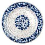 Thunder Group 1013DL 12.63 Inch Diameter Asian Blue Dragon Melamine Plate, DZ