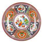 Thunder Group 1013TP 12.63 Inch Asian Peacock Melamine Round Plate, DZ