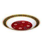 Thunder Group 1106TR 3 Oz 6 Inch Asian Longevity Melamine Round Soup Plate, DZ