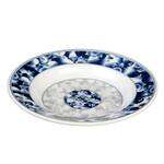 Thunder Group 1110DL 12 Oz 10.38 Inch Diameter Asian Blue Dragon Melamine Round Soup Plate, DZ