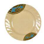 Thunder Group 1207J 7 Inch Asian Wei Melamine Curved Rim Plate, DZ