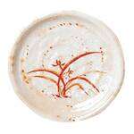 Thunder Group 1710 10.5 Inch Diameter Asian Gold Orchid Melamine Round Plate, DZ
