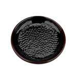 Thunder Group 1807TM 7.25 Inch Asian Tenmoku Melamine Lotus Shape Plate, DZ