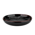 Thunder Group 1808TM 8.25 Inch Asian Tenmoku Melamine Lotus Shape Plate, DZ