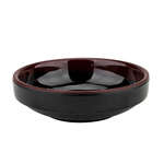 Thunder Group 1904TM 6 Oz 4.5 Inch Asian Tenmoku Round Melamine Flat Bowl, DZ