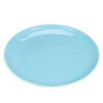 Thunder Group 1916 15.75 Inch Diameter Asian Blue Jade Melamine Round Plate, DZ