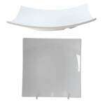 Thunder Group 24006WT 6 Inch Western Classic White Melamine Flare Plate, DZ
