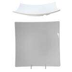 Thunder Group 24010WT 10 Inch Western Classic White Melamine Flare Plate, DZ