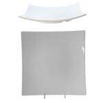 Thunder Group 24012WT 12.38 Inch Western Classic White Melamine Flare Plate, DZ