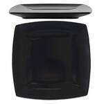 Thunder Group 29006BK 6 Inch Western Classic Black Melamine Square Plate, DZ