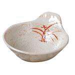 Thunder Group 3601 5 Oz 4.8 x 4.25 Inch Asian Gold Orchid Melamine Dip Bowl, DZ
