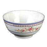Thunder Group 5206AR 25 Oz 5.8 Inch Asian Rose Melamine Round Rice Bowl, DZ