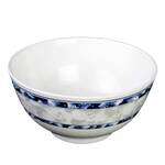 Thunder Group 5206DL 25 Oz 5.8 Inch Diameter Asian Blue Dragon Melamine Rice Bowl, DZ