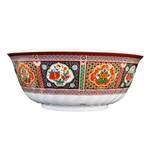 Thunder Group 5308TP 48 Oz 8 Inch Asian Peacock Melamine Round Swirl Bowl, DZ