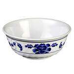 Thunder Group 5309TB 72 Oz 9 Inch Asian Lotus Melamine Round Swirl Bowl, DZ