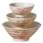 Thunder Group 5705 11 Oz 4.75 Inch Diameter Asian Gold Orchid Melamine Bowl, DZ