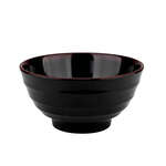 Thunder Group 5707TM 30 Oz 7.5 Inch Asian Tenmoku Round Melamine Soup Bowl, DZ