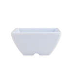 Thunder Group 69003WT 2.5 Oz 2.63 Inch Western Classic White Melamine Square Bowl, DZ