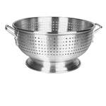ALHDCO003, 16 Qt Aluminum Colander with Base and 2 Handles, Round