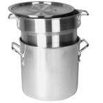 Thunder Group ALSKDB004, 20-Quart Double Aluminum Boiler With Cover