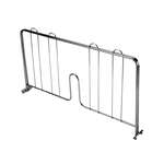 Thunder Group CMDC014, 14" Pressure-Fit Shelf Divider, Chrome