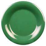 Thunder Group CR005GR 5.5 Inch Western Green Wide Rim Melamine Plate, DZ