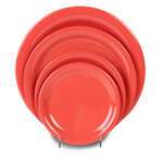 Thunder Group CR110RD 10.5 Inch Western Orange Narrow Rim Melamine Plate, DZ