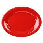 Thunder Group CR212PR 12 x 9 Inch Western Red Melamine Platter, DZ