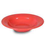 Thunder Group CR5077RD 8 Oz 7.75 Inch Western Orange Melamine Wide Rim Salad Bowl, DZ