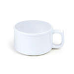 Thunder Group CR9016W 10 Oz 4 Inch Western White Melamine Soup Mug, DZ