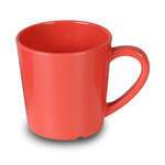 Thunder Group CR9018RD 7 Oz 3.12 Inch Western Orange Melamine Mug, DZ