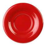 Thunder Group CR9108PR 5.5 Inch Western Red Melamine Saucer, DZ