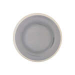 Thunder Group DM007H 7.8 Inch Western Graham Gray Melamine Round Wide Rim Plate, DZ