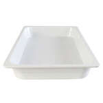 Thunder Group GN1002W, Full Size 2 1/2-Inch Deep Melamine Anti-Jam Pan, White
