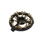 Thunder Group IRBR004N, Cast Iron Base with Copper Nozzle Duck Burner, 18 Nozzles, Natural Gas, 125,000 BTU, EA
