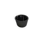 Thunder Group ML507BL1 1.5 Oz 2.5 Inch Fluted Melamine Round Black Ramekin, DZ