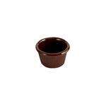 Thunder Group ML507C1 1.5 Oz 2.5 Inch Fluted Melamine Round Chocolate Ramekin, DZ