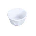 Thunder Group ML509W1 2 Oz 2.8 Inch Fluted Melamine Round White Ramekin, DZ